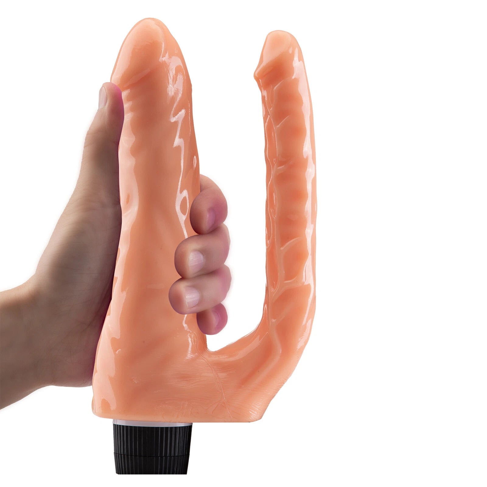 Double dildo vibrator