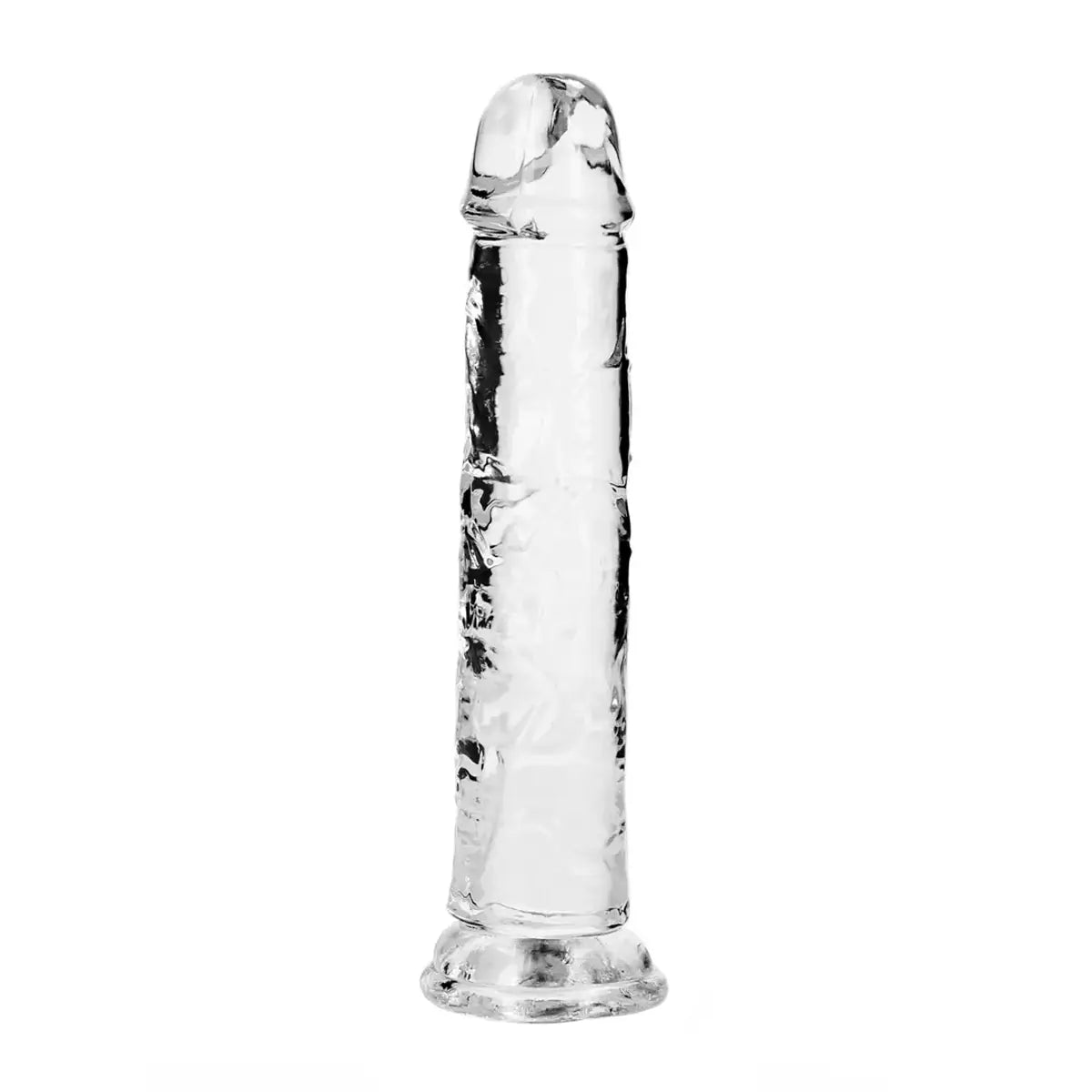 Průhledné Dildo s přísavkou (22 cm)